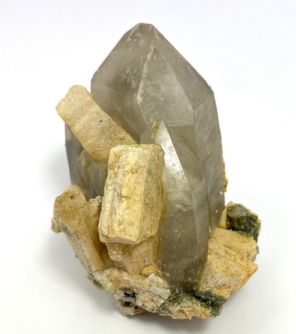 Rauchquarz, Feldspat, Erongo Mts., Karibib Distrikt, Namibia