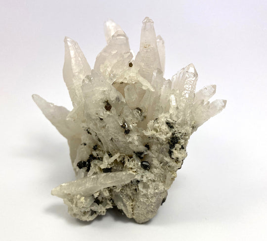 Scepter Quartz, Rock Crystal, Sphalerite, Cavnic, Maramures, Romania