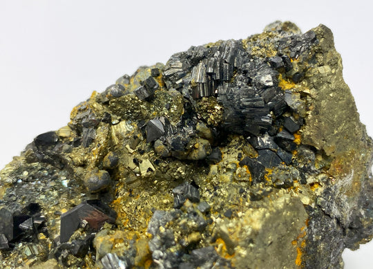 Bournonit, Pyrit, Calcopyrit, Baia Sprie, Baia Mare, Rumänien