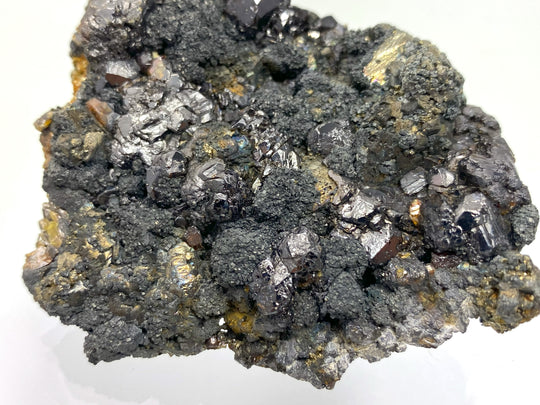 Sphalerite on Galena, Herja, Maramures, Romania