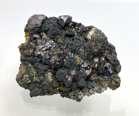 Sphalerite on Galena, Herja, Maramures, Romania