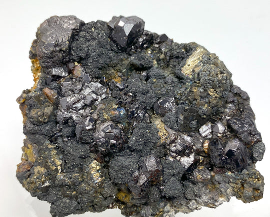 Sphalerite on Galena, Herja, Maramures, Romania