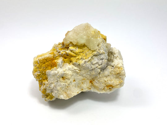 Strontianite on dolomite, Oberdorf a. d. Laming, Styria, Austria