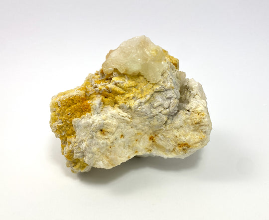Strontianite on dolomite, Oberdorf a. d. Laming, Styria, Austria