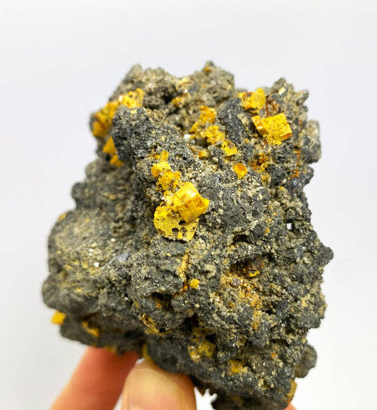 Wulfenit, Cerussit, Galenit, Mies, Slowenien