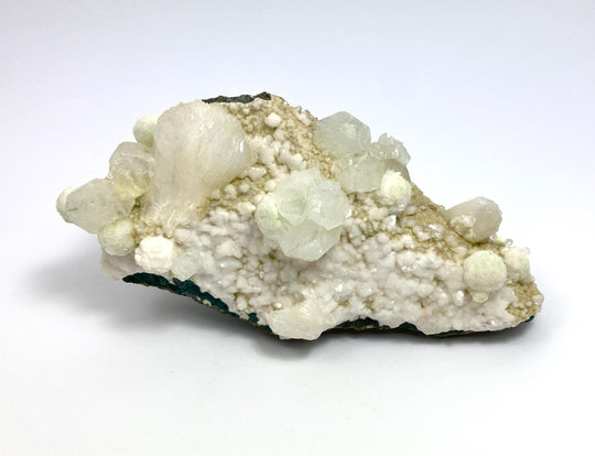 Gyrolith, Stilbit, Apophyllit, Poona, Maharashtra, Indien