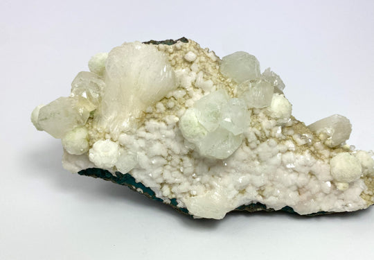 Gyrolith, Stilbit, Apophyllit, Poona, Maharashtra, Indien