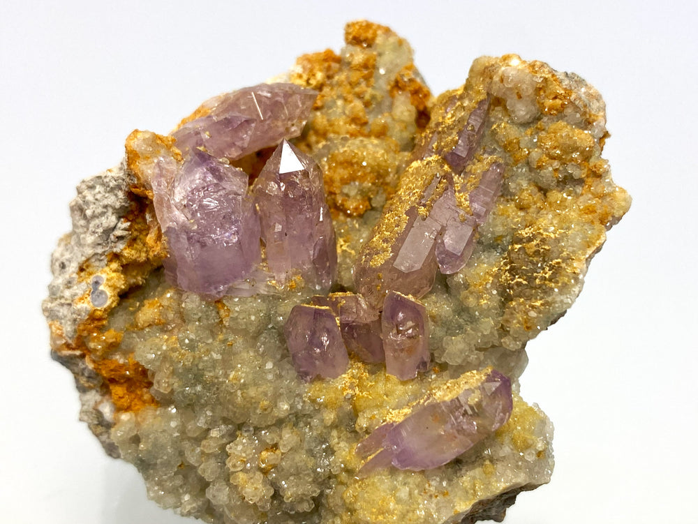 Amethyst, Calcit, Osilo, Sassari Provinz, Sardinien, Italien