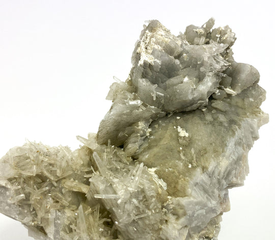 Needle quartz on dolomite, Sunk, Hohentauern, Stmk., Austria