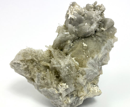 Needle quartz on dolomite, Sunk, Hohentauern, Stmk., Austria