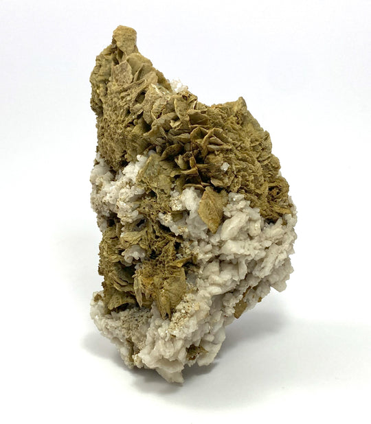 Siderit (Blätterspat), Quarz, Grube Bollnbach, Siegerland, Deutschland