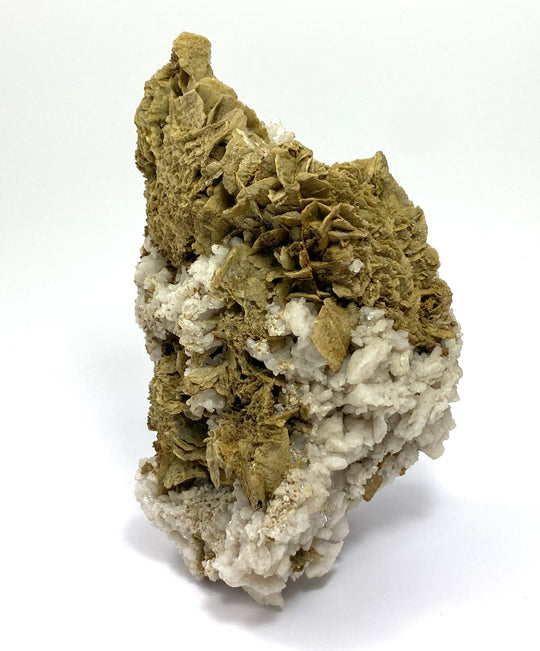 Siderit (Blätterspat), Quarz, Grube Bollnbach, Siegerland, Deutschland