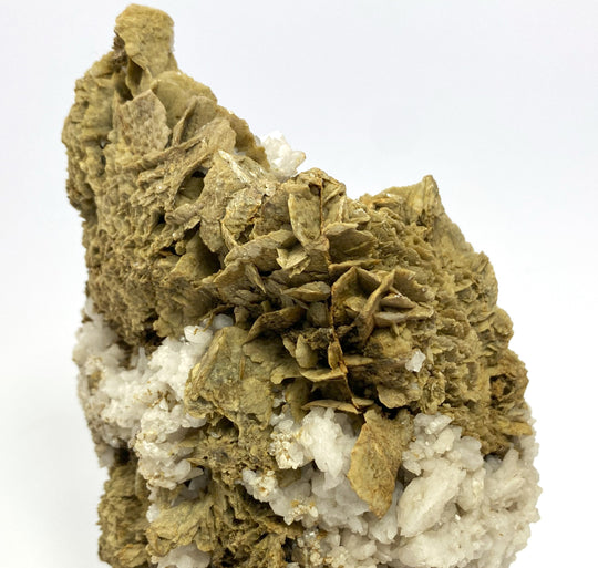 Siderit (Blätterspat), Quarz, Grube Bollnbach, Siegerland, Deutschland