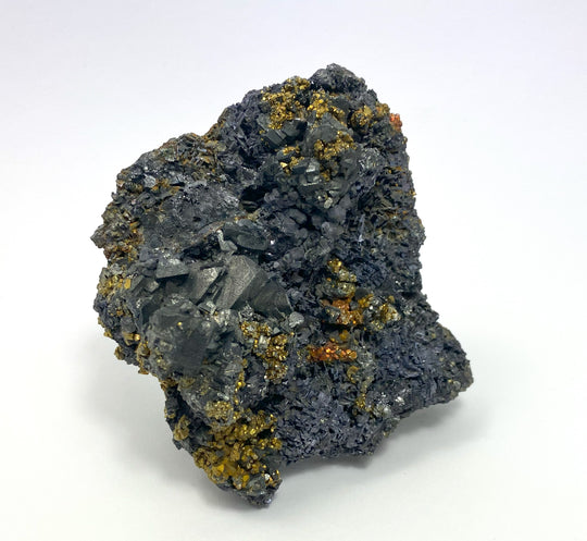 Tetrahedrite, Galena, Calcopyrite, Pyrite, Herja, Maramures, Romania