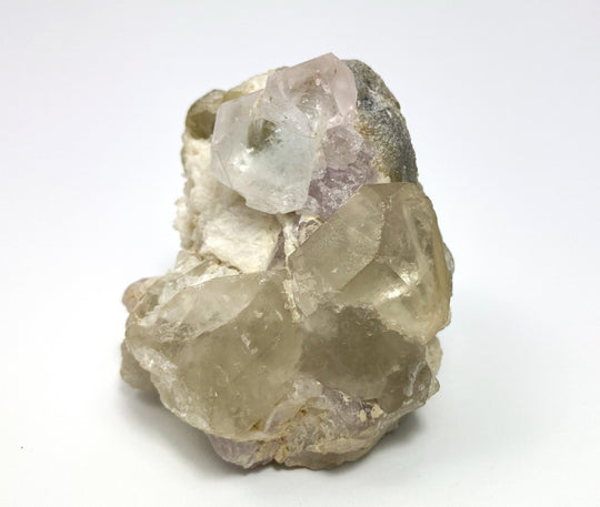 Morganite, Albite, Smoky Quartz, Kunar, Afghanistan
