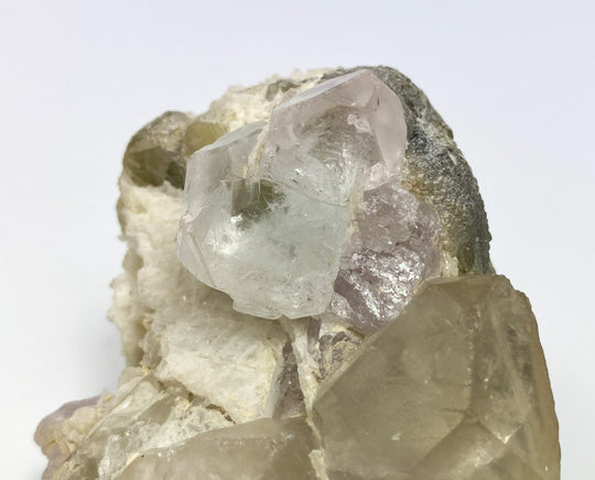 Morganite, Albite, Smoky Quartz, Kunar, Afghanistan