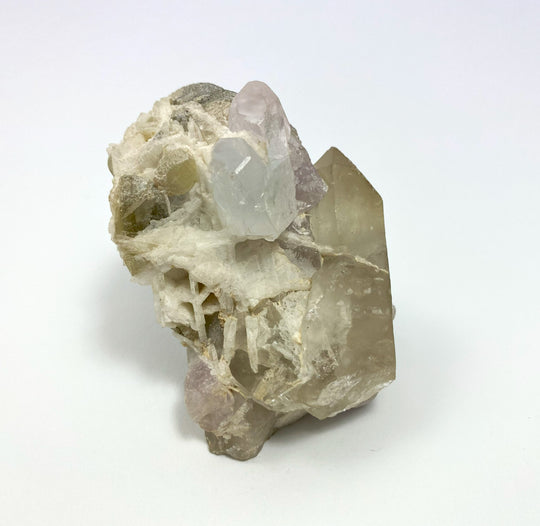 Morganite, Albite, Smoky Quartz, Kunar, Afghanistan