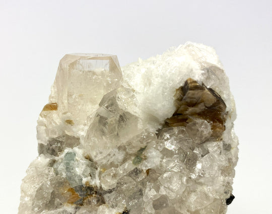 Topaz, Albite, Muscovite, Schörl, Haramosh Mt., Skardu Pakistan