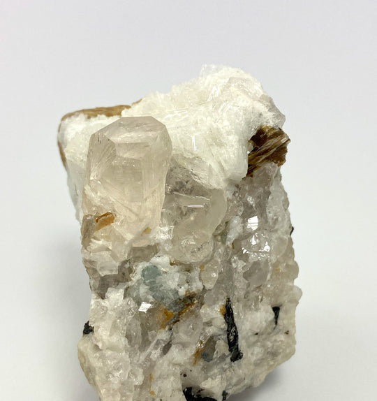 Topaz, Albite, Muscovite, Schörl, Haramosh Mt., Skardu Pakistan