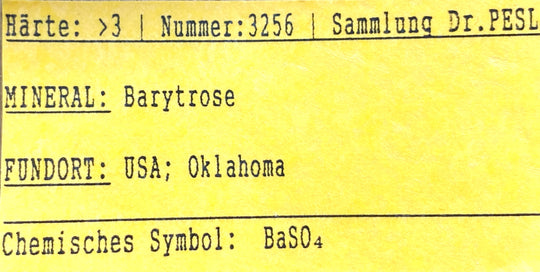 Barytrose, Oklahoma, USA