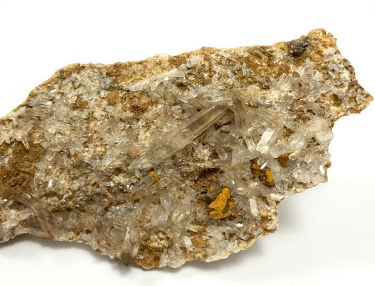 Smoky quartz, limonite, Fleißtal, Carinthia, Austria