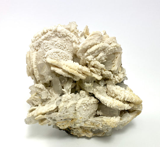 Calcite-dolomite pseudomorph, rock crystal, Cavnic, Maramures, Romania
