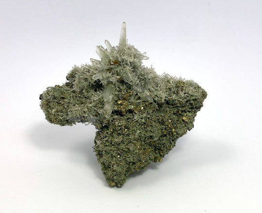 Bergkristall, Zinkblende, Pyrit, Cavnic, Maramures, Rumänien