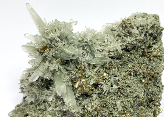 Bergkristall, Zinkblende, Pyrit, Cavnic, Maramures, Rumänien