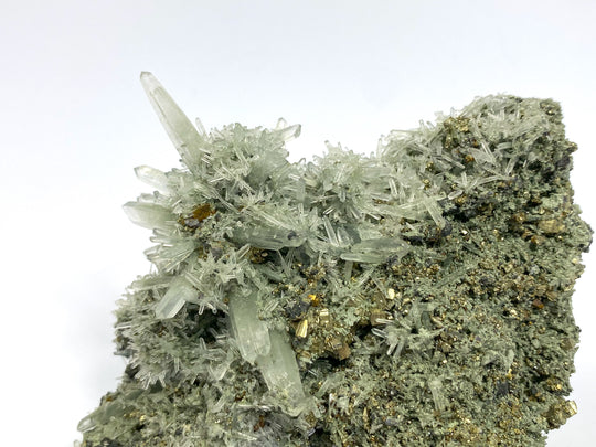 Bergkristall, Zinkblende, Pyrit, Cavnic, Maramures, Rumänien