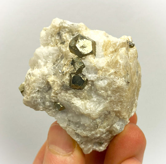Pyrite in dolomite/talc, Oberdorf/Laming, Styria, Austria