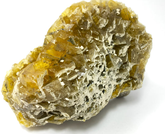 Fluorit, Dolomit, Calcit, Mina Moscona, Solis, Asturien, Spanien