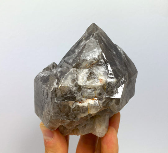 Scepter smoky quartz, Goboboseb Mountains, Brandberg, Namibia