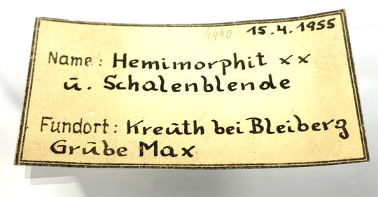Hemimorphit, Bleiberg, Kärnten, Österreich