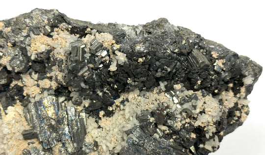 Bournonit, Sphalerit, Arsenopyrit, Quarz, Quiruvilca Mine, Santiago de Chuco, La Libertad, Peru