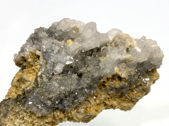 Bergkristall, Pyrit, Erzberg, Eisenerz, Steiermark, Österreich