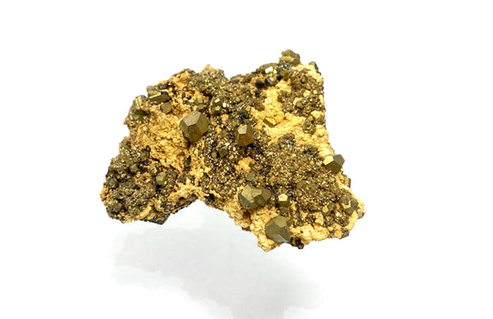 Pyrit auf Dolomit,  Cavnic, Rumänien