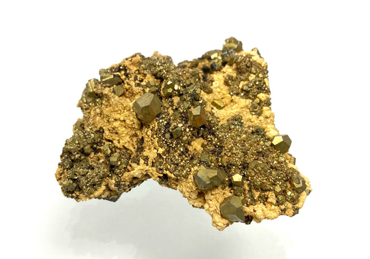 Pyrit auf Dolomit,  Cavnic, Rumänien