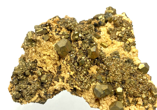 Pyrit auf Dolomit,  Cavnic, Rumänien