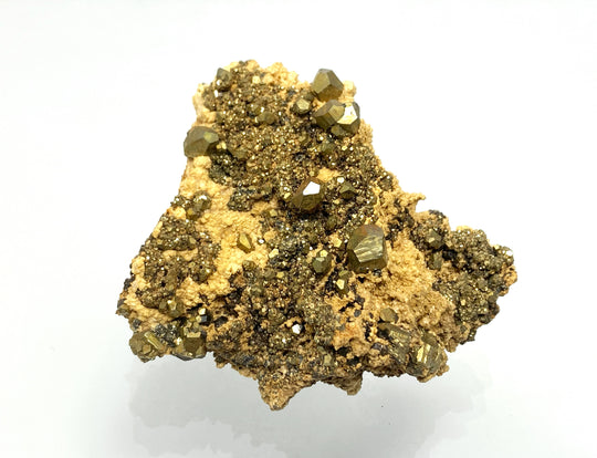 Pyrit auf Dolomit,  Cavnic, Rumänien