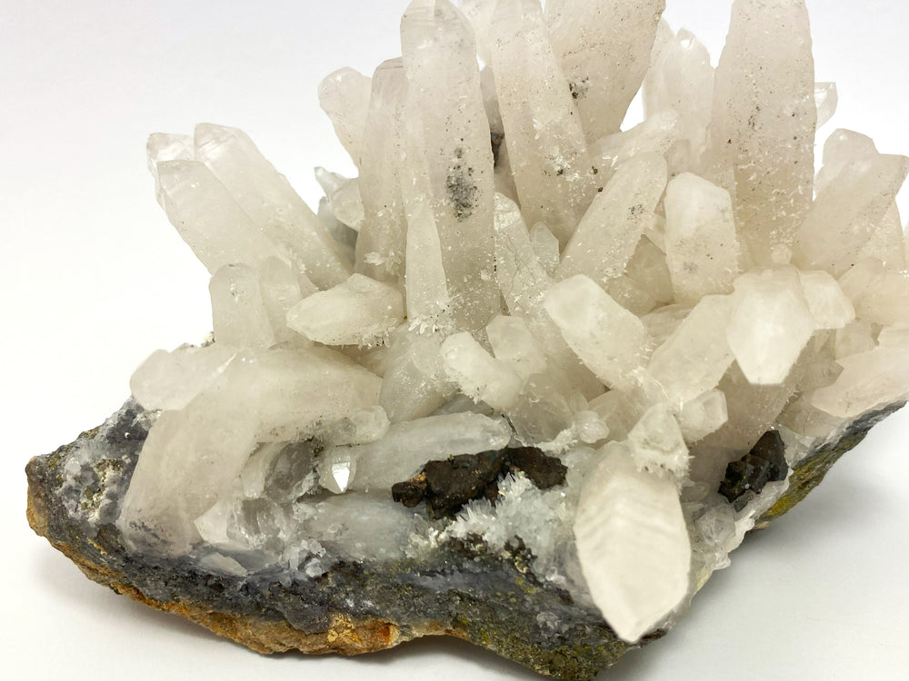 Clear Quartz, Sphalerite, Chalcopyrite, Cavnic, Maramures, Romania