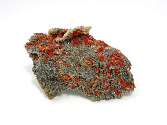 Realgar, Nadelquarz, Baia Sprie, Baia Mare, Rumänien