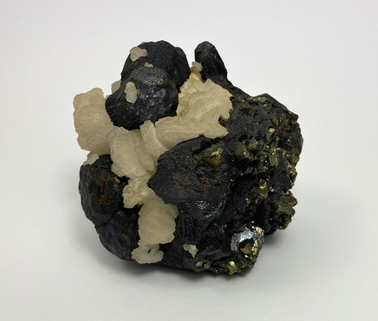 Sphalerit, Galenit, Calcit, Calcopyrit, Sovetskii Mine, Dal’negorsk, Russland