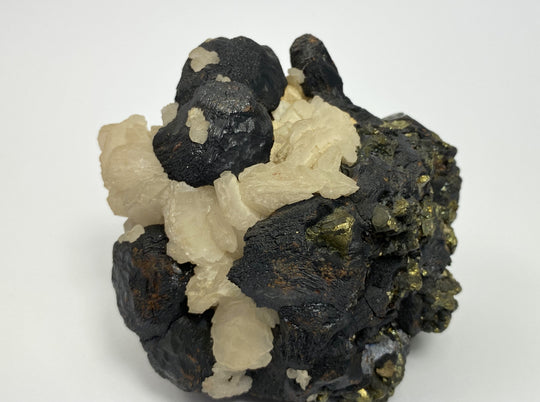 Sphalerit, Galenit, Calcit, Calcopyrit, Sovetskii Mine, Dal’negorsk, Russland
