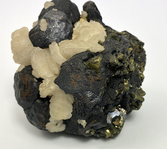 Sphalerit, Galenit, Calcit, Calcopyrit, Sovetskii Mine, Dal’negorsk, Russland