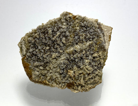 Chalcedon auf Calcit, Siderit, Hüttenberg, Kärnten, Österreich