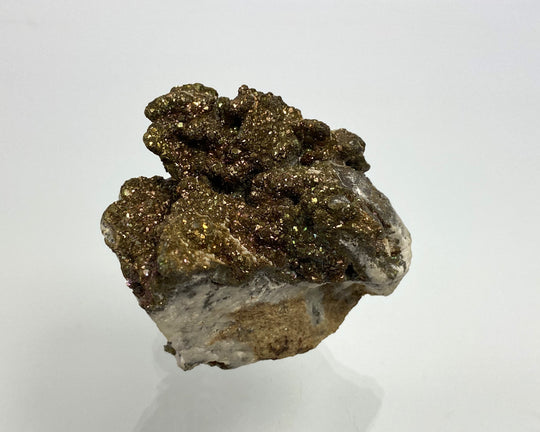 Pyrit mit Anlauffarbe, Hüttenberg, Kärnten, Österreich