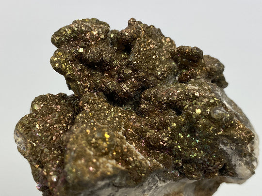Pyrit mit Anlauffarbe, Hüttenberg, Kärnten, Österreich
