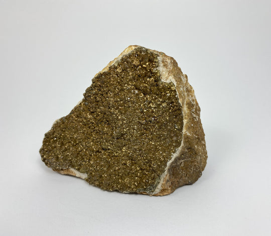 Pyrit auf Ankerit, Hüttenberg, Kärnten, Österreich