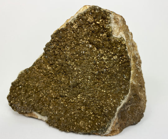 Pyrit auf Ankerit, Hüttenberg, Kärnten, Österreich