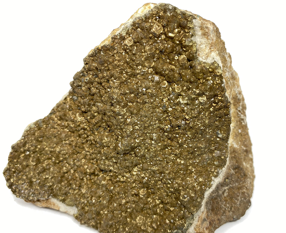 Pyrit auf Ankerit, Hüttenberg, Kärnten, Österreich
